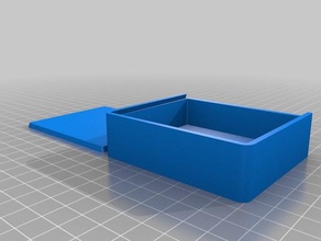 özelleştirilmiş parametrik kutusu sürgülü kapak benim araç sahipleri & kutu 3d print model - Mito3D