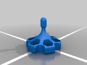 topo giratório mecânico de brinquedos 3d print model - Mito3D