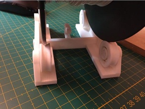 universal soporte de bobina 2 posiciones Impresora 3d accesorios airsoft el cojinete bolas filamento prusa i3 rodamiento 3d print model - Mito3D