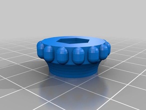 m6 nut knob diy customized 3d print model - Mito3D
