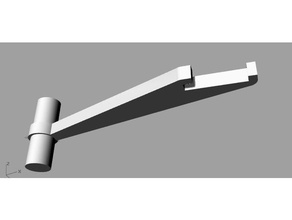 spool-Halter-Unterstützung triple-bowden extrusion 3d Drucker Zubehör bowden-extruder prusa i3 hephestos spool-Halter 3d print model - Mito3D