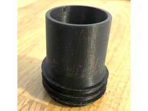 hose adaptor id 34mm od 32mm replacement parts 3d print model - Mito3D