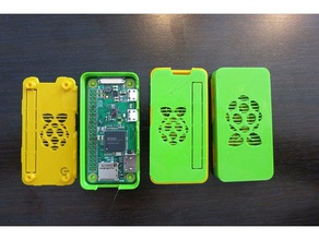 raspi zero case electronics raspberry pi 3d print model - Mito3D