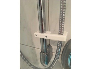 shower hose holder bathroom hook tube 3d print model - Mito3D