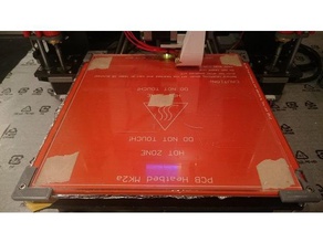 placa de vidro titular Impressora 3d peças criar plataforma ctc prusa i3 3d print model - Mito3D