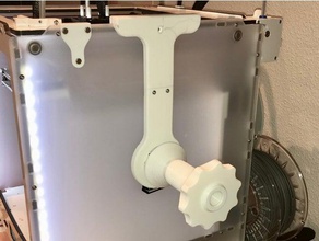 um2 + filament spool side hanger um connector 3d printer accessories holder mount 3d print model - Mito3D