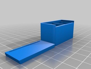 dice box 1 containers customized 3d print model - Mito3D