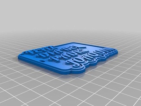 meine angepasste multiline-tag Schlüsselanhänger joaquin kundengebundene 3d print model - Mito3D