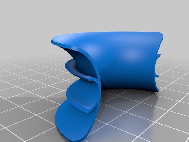 tuba pouce anneau comfortizer de la musique l'ergonomie 3D print model - Mito3D