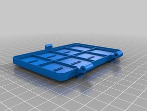 il mio personalizzati a battente box v2 organizzazione su misura 3d print model - Mito3D