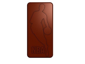 nba logo decoration signs & logos basketball 3d print model - Mito3D