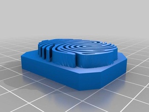 Fingerabdruck-Stempel 3d-drucken 3d print model - Mito3D
