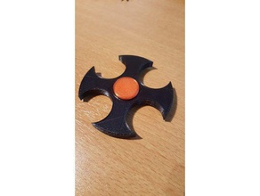ironcross spinner juguetes mecánicos fidget suecia 3d print model - Mito3D