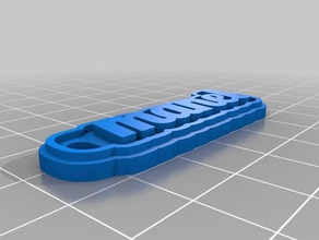 amnel keychains customized 3d print model - Mito3D