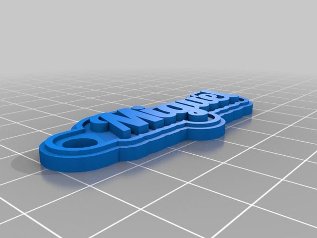 miguel llaveros personalizado 3D print model - Mito3D
