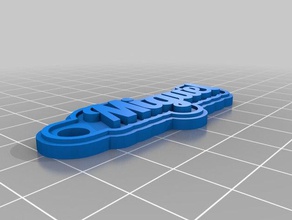 miguel i portachiavi su misura 3d print model - Mito3D