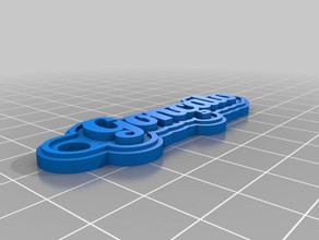 alo gon Anahtarlık özelleştirilmiş 3d print model - Mito3D