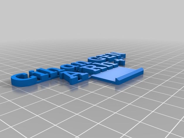 baret isimligi cihan accesorios personalizado 3D print model - Mito3D