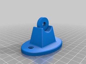 soporte tel fono ducha bagno 3d print model - Mito3D