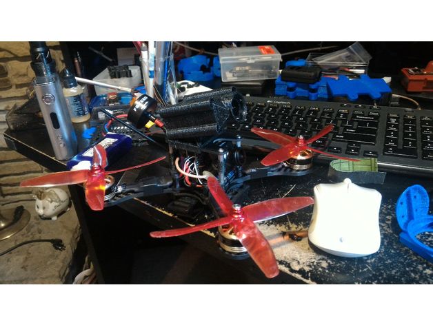 detroit multirotor pixel beastmode whippet partes r c vehículos 3D print model - Mito3D