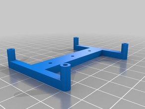 meu personalizados paramétrica do pwb suporte de montagem stand off eletrônica personalizado 3d print model - Mito3D