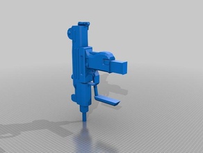 low-poly-mini-uzi Requisiten 3d print model - Mito3D