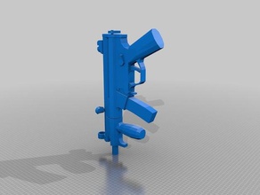 mp5k oggetti di scena 3d print model - Mito3D