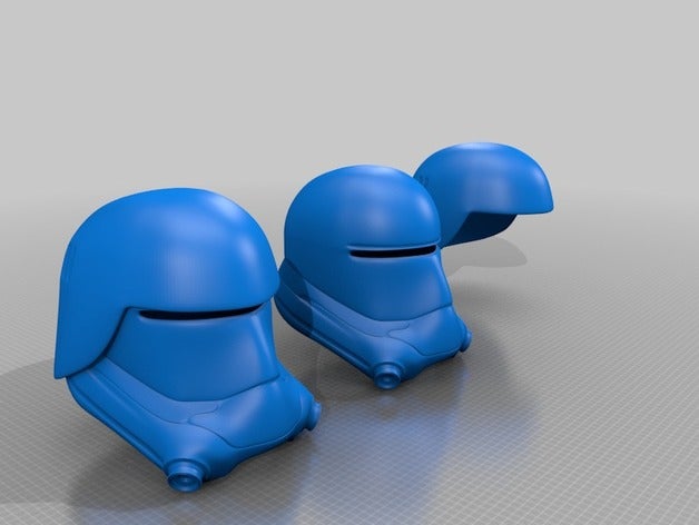 trooper neve capacete, lança-chamas A impressão 3d 3D print model - Mito3D