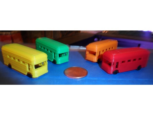 remixed bus game piece games 3D print model - Mito3D