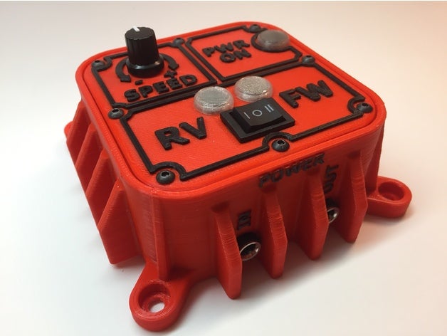 motor dc a caixa do controlador eletrônica de elétrica 3D print model - Mito3D