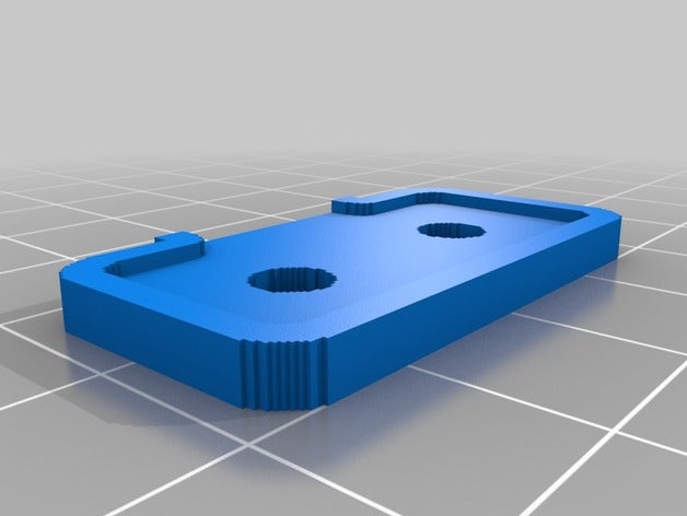 3d barra t-suporte de 2x2 3D print model - Mito3D