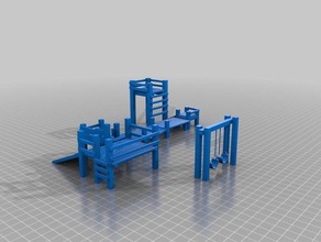structure de jeu art 3d print model - Mito3D