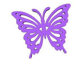 farfalla 9 animali wslab 3d print model - Mito3D
