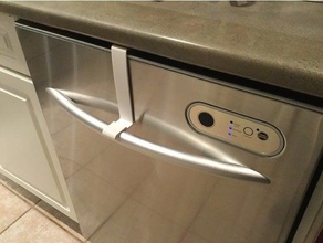 dishwasher door holder kitchen & dining 3d print model - Mito3D