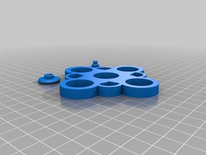 5 bearing spinner toy toys & games fidget fidgeting hand spinning 3d print model - Mito3D