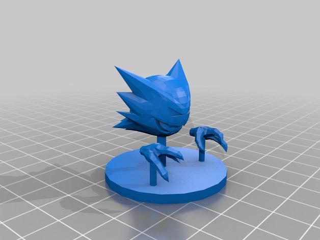 haunter stand sculptures pokemon 3D print model - Mito3D
