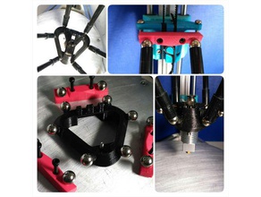 kossel magnético de transporte nêutrons Impressora 3d peças átomo mini 3d print model - Mito3D