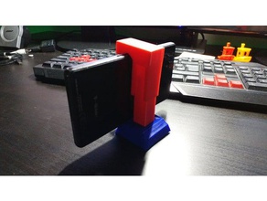 universal adjustable phone tripod mount mobile 3d print model - Mito3D