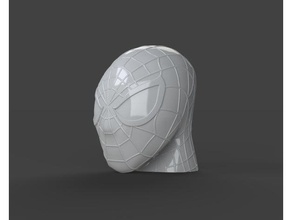 spiderman cabeza las esculturas 3d print model - Mito3D