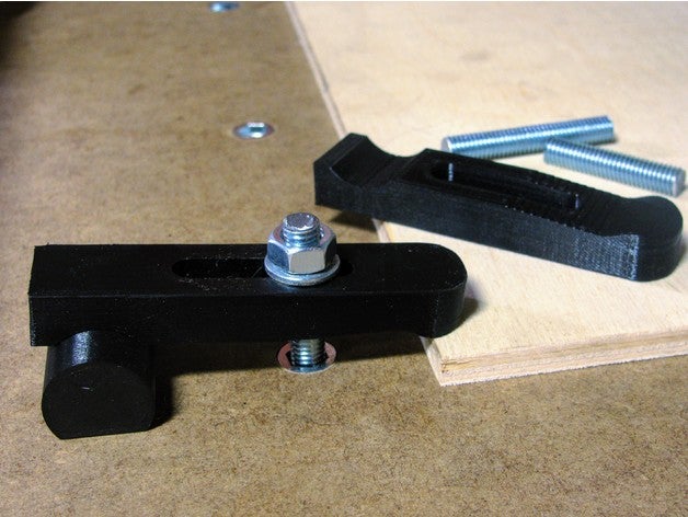 cnc de la tabla abrazadera m8 tornillo 8mm máquina herramientas 3D print model - Mito3D