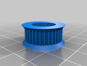 624zz bearing gt2 idle pulley 34 tooth 3d printer parts customized 3d print model - Mito3D