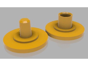 608 bearing caps fidget spinner toys & games 3d print model - Mito3D