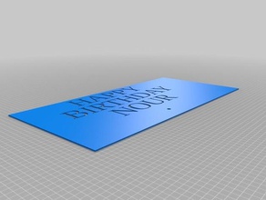 glücklich Schablone Kunst-tools kundengebundene 3d print model - Mito3D