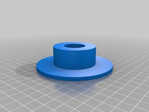 hdd spindle filament mount 52mm spool adapter 3d printer parts customized 3d print model - Mito3D