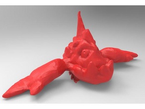 crabby inspirado criaturas creativerse rockster 3d print model - Mito3D