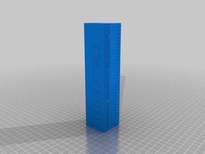 170x40mm extrusion multiplier tower 11-077 001 steps 3d printing tests customized 3d print model - Mito3D