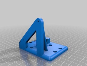 my customized anet a8 e3d v6 carriage bowden mount 3d printer parts 3d print model - Mito3D