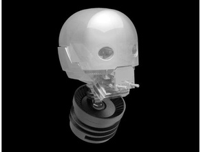 Hals-Unterstützung Modell-Roboter Modell beweglich Roboter 3d print model - Mito3D