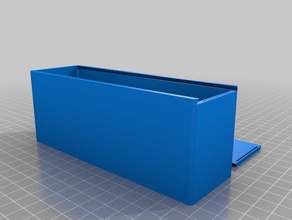 minha caixa personalizada deslizante top2 recipientes personalizado 3d print model - Mito3D