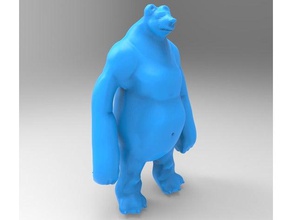 bear inspired creatures 3d print model - Mito3D